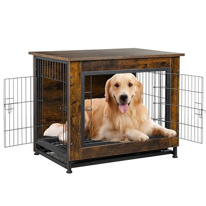 Wooden Dog Crate Furniture for Large Breed, view 2