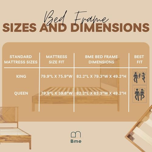 Vivian 14 Inch Deluxe Bed Frame with Headboard, view 7