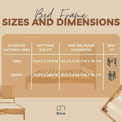 Vivian 14 Inch Deluxe Bed Frame with Headboard, view 7