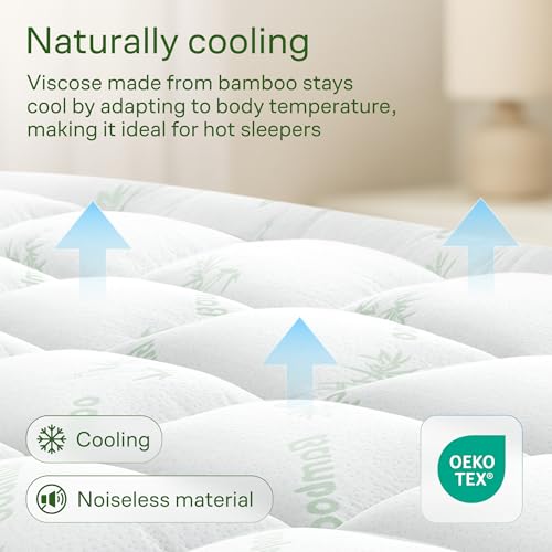 Queen Ultra Soft Mattress Topper — Back Pain Relief, view 4