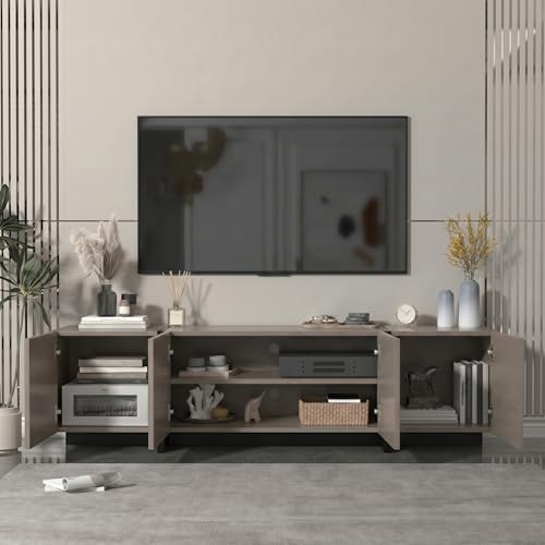 67 Inch TV Stand for TVs up to 70 Inch, view 7