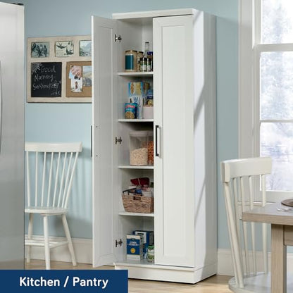 HomePlus Storage Cabinet/ Pantry cabinets, Soft White finish, view 5