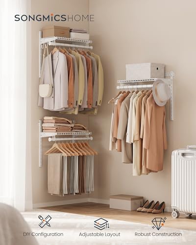 Closet System, Closet Insert Organizer, 3-6 ft Closet Shelves, view 5
