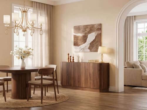 Large Sideboard Buffet Cabinet with Storage, view 5
