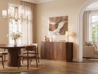 Large Sideboard Buffet Cabinet with Storage, view 5