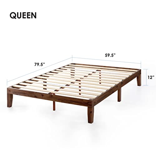 Naturalista Classic Espresso Solid Wood Platform Bed, view 3