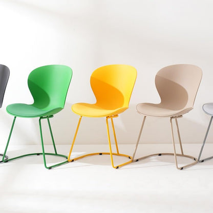 Office Furniture Leisure Dining Chair Home Sitting Comfortable Plastic Back Bedroom Makeup Light Luxury Negotiation Home Office Desk Chairs