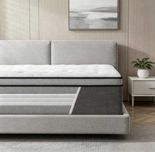 King Size Mattress, 12 Inch King Mattress in a Box, view 2
