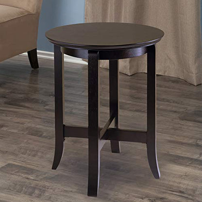 Toby Round End Table, Small Practical and Elegant Round Table for Bedroom, Den, or Living Room, Stylish Furniture Essentials for New Homes, Apartments