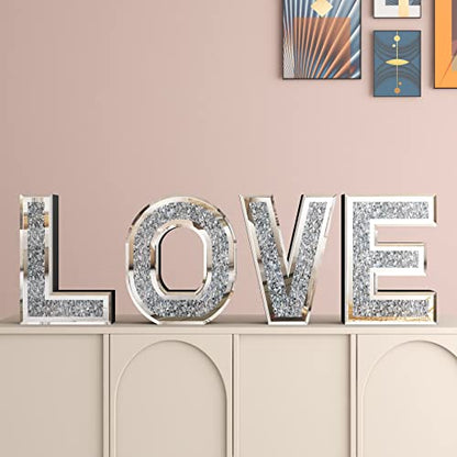 Love Letter Sign Home Wall Decor,Love Home Decoration for | Tabletop & Wall-mount,Bed Room and Living Room Decor,Ideal for Valentine's Day, Anniversary, Housewarming Gift