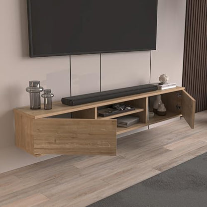Atelier Mobili Floating TV Stand 65 Inch Wall Mounted Entertainment Center, view 5