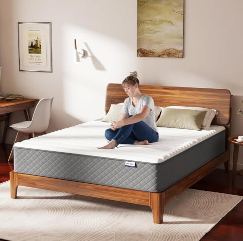 Full Mattress, 10 Inch Full Size Medium Firm Hybrid Mattress in a Box, view 6
