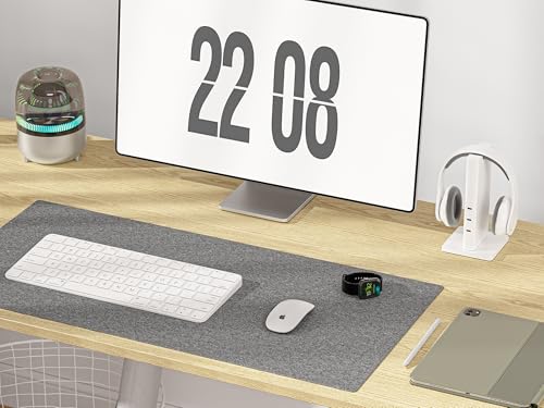 48x24 Inches Height Adjustable Electric Standing Desk with 2 Hooks for Home, view 7