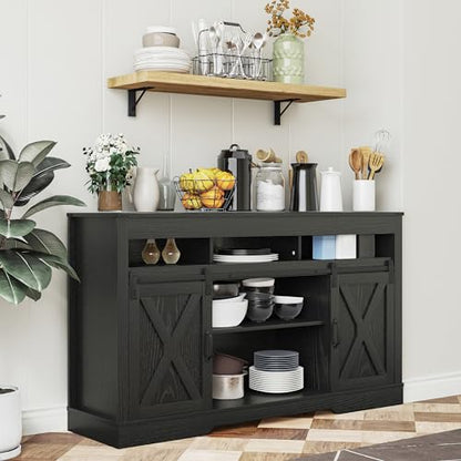 Farmhouse TV Stand for 65+ Inch TV, view 8