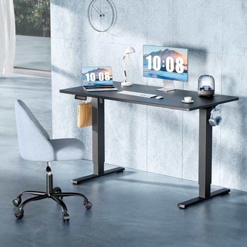 40 Inch Electric Standing Desk, Memory Adjustable Home Office Desk, view 4