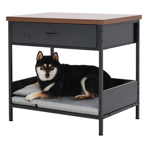 Multi-Functional Dog Bed End Table with Storage Drawer, view 2