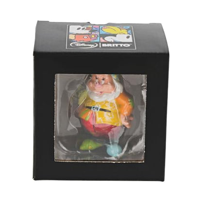 Disney by Romero Britto Snow White and The Seven Dwarfs Happy Miniature Figurine, 4.7 Inch, Multicolor
