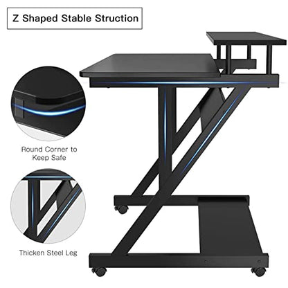 Computer Desk for Small Spaces, 27.5 inch Small Computer Desk, view 5