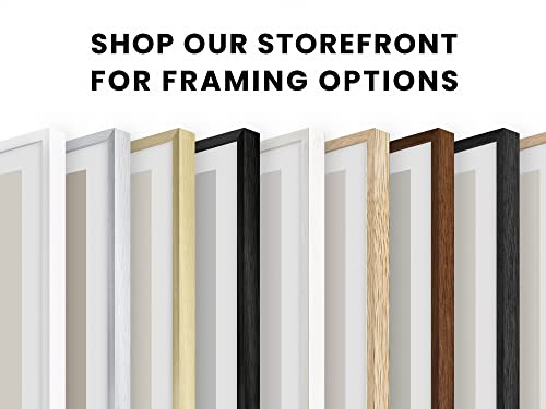 Beige Oak Wood 11x14 Picture Frame - Modern Wood Wall Art Display - Lightweight 11x14 Frame for Art Prints, Photos, Posters - Ready-to-Hang Vertically & Horizontally (Set of 6)