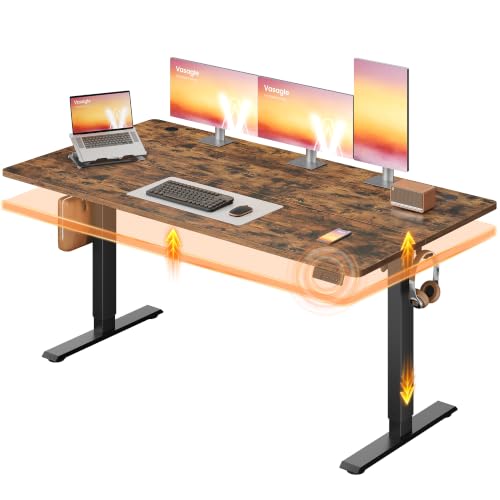 Standing Desk, 63x28 Inch Electric Adjustable Desk, 30-Min Assembly, view 2