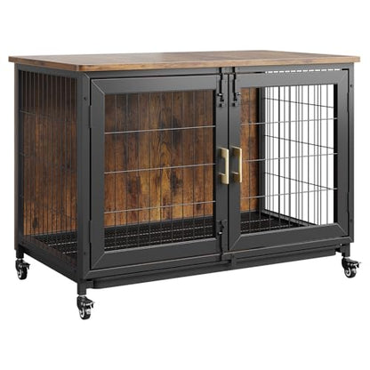 37.4 Inch Wooden Dog Crate Furniture for Small-Medium-Large Dogs, view 2