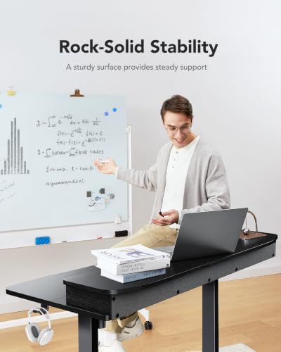 48″ x 24″ Electric Standing Desk with 2 Drawers, C-Clamp Mount Compatible, view 7
