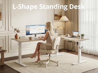 L Shaped Standing Desk Adjustable Height, view 5