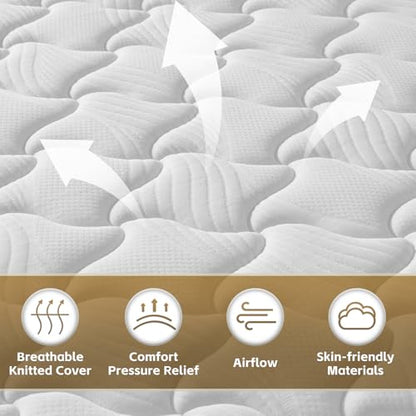 Omblix Full Size Mattress, 12 Inch Full Mattress, view 4