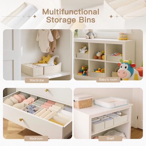 Drawer Organizer Clothes, 14 Pack Dresser Organizer for Baby Clothes, Underwear, view 6