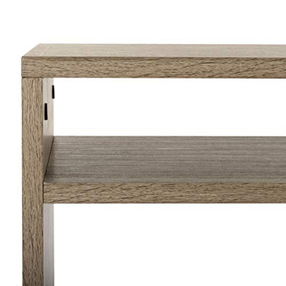 Safavieh Home Collection Marina Retro Mid Century Wood Etagere, Oak and Black