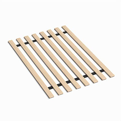 0.68-Inch Heavy Duty Vertical Wooden Bunkie Board/Bed Slats, Twin, Beige