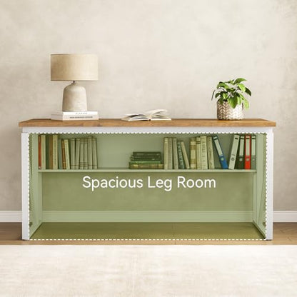 63-Inch Office Desk with 31.5-Inch Lateral File Cabinet, Study Writing Desk Computer Desk for Home Office