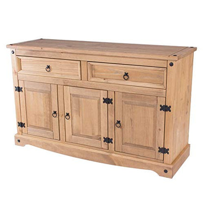 Solid Wood Storage Cabinet 51.9" W, 16.9" D, 31.7" H, view 5