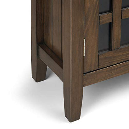 Bedford 39" Wide Solid Wood Cabinet in Brunette Brown, view 8