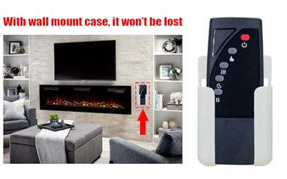 Replacement Remote Control for Walker Edison Electric Fireplace RV26V80L-MT1,RV26V80M-MT1,RV28V80L-MT1,RV28V80M-MT1,RV30V80L-MT1,RV30V80M-MT1,RV33V80M-MT1,RV33V80L-MT1,RV36V80L-MT1,RV28V80H-MT1