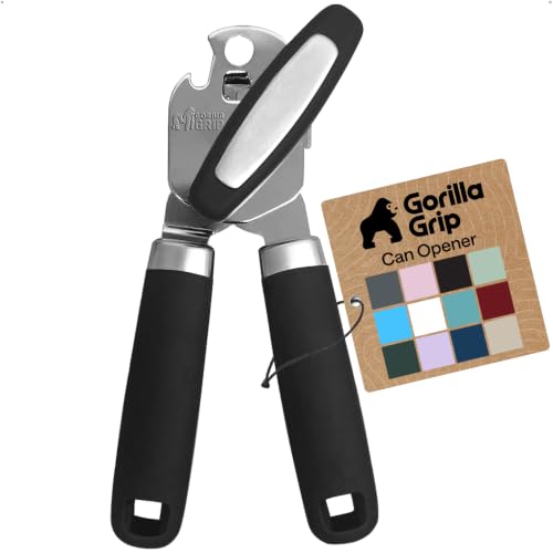 Upgraded Model Stainless Steel Manual Can Opener, Black, view 2