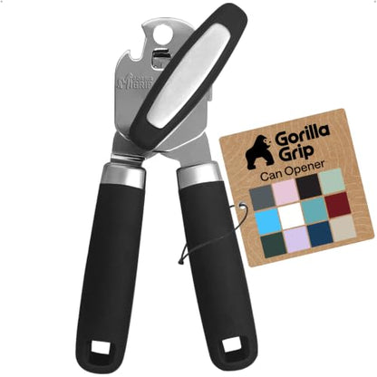 Upgraded Model Stainless Steel Manual Can Opener, Black, view 2