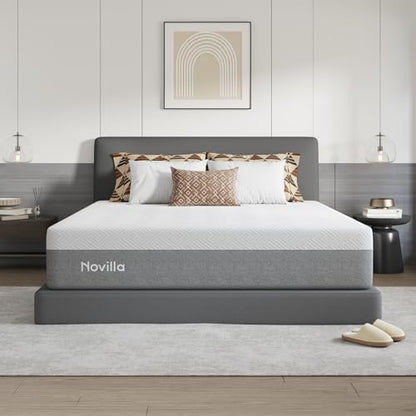 Bliss Mattress King Size, 14 Inch Gel King Memory Foam Mattress, view 2