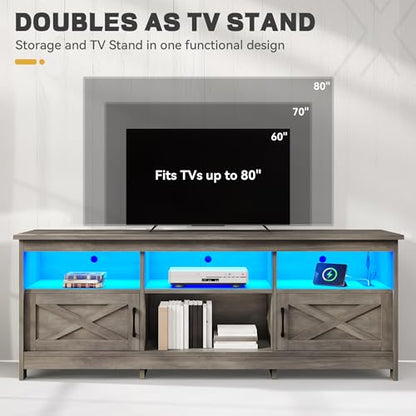 TV Stand for 80/75/70 Inch TVs, view 7