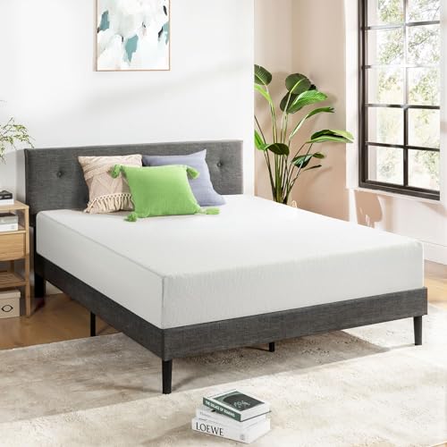10 inch Queen Mattress Bed-In-A-Box, Green Tea Memory Foam, White, view 3