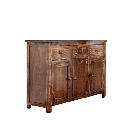Solid Wood Long Sideboard Measuring 47" x 16" x 32" - MS405 (Light Coffee), view 4