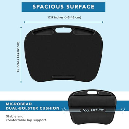 MyDesk Lap Desk – Black, Fits 15.6” Laptops, view 4
