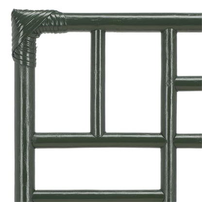 SAFAVIEH Furniture - Christine 23.6" Seat Height Counter Stool - White & Forest Green - Handwoven Rattan Design - Fully Assembled - Ideal for Kitchen, Dining Room & Kitchen Island (BST6509E)