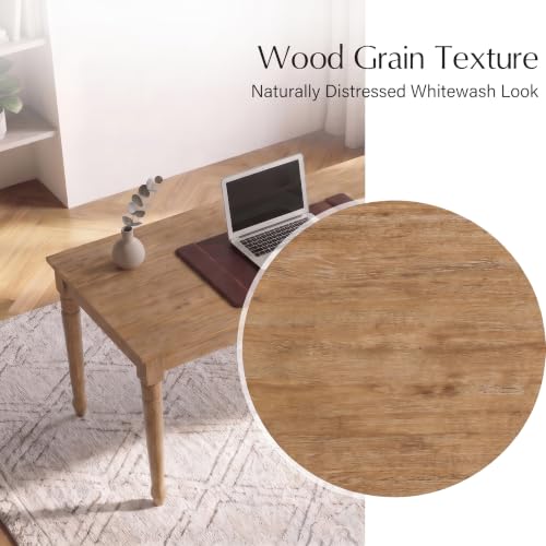 60" Rustic Farmhouse Writing Desk with Storage Drawer, Seadrift, view 5