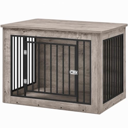 38" Furniture-Style Wooden Dog Crate End Table, view 3