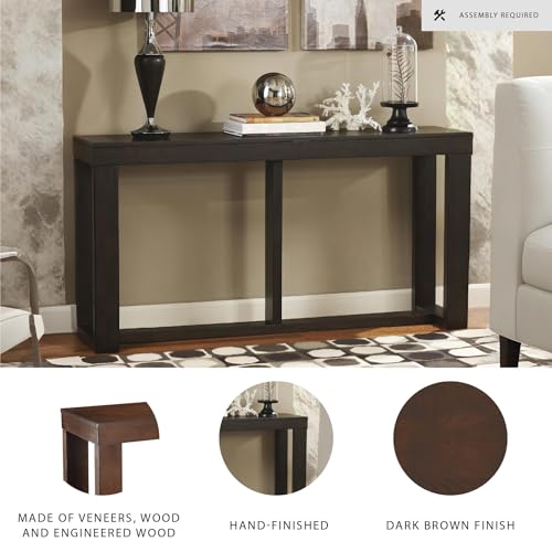 Signature Design by Ashley Watson Sofa Console Table, 64"L, Dark Brown, view 5