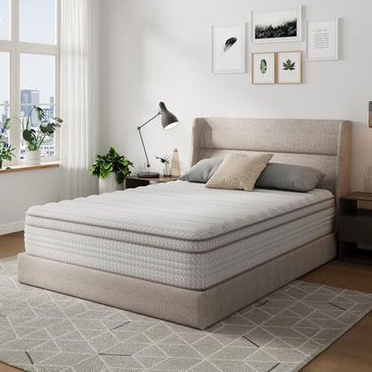 12 Inch Queen Size Mattress, Hypoallergenic & Back Pain Relief, view 2