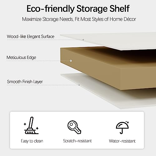 70-Inch Tall White Bookcase, 5 Tiers Shelves Open Storage Bookshelf, 33 in Wide Anti Tipping Indoor Furniture, Book Cases for Home Library Office Bedroom School