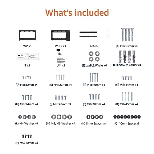Low Profile TV Wall Mount with Horizontal Post Installation Leveling for 37, view 7