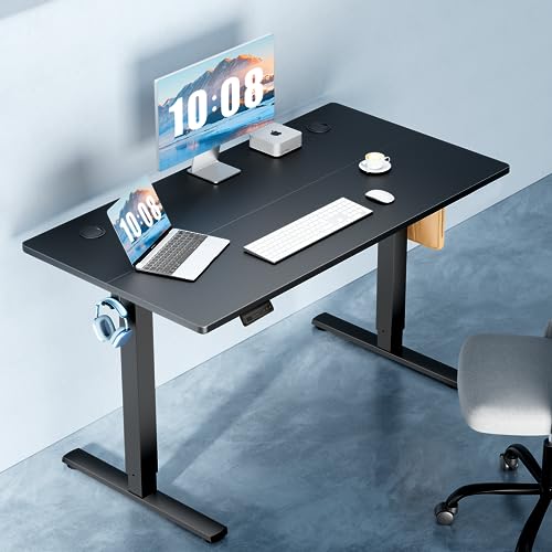 40 Inch Electric Standing Desk, Memory Adjustable Home Office Desk, view 3